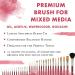 Princeton Velvetouch Series 3950 Paint Brush - 3/8 Inch Blender for Acrylic, Oil, and Watercolor - Buy Online on GoSupps.com