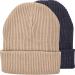 LAKIBOLE Pack Beanie Hats for Men and Women - Dark Gray & Beige - 2 Pack - Buy Online on GoSupps.com