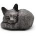 Rainbowbridge At Peace Cat Urn For Ashes - Handcrafted Cat Memorial - Pet Urn Suitable for Indoor & Outdoor Use Pewter - Buy Online on GoSupps.com