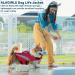 Buy Alagirls Dog Chest Ripstop Swimming Vest | Reflective Safety Life Jacket for Dogs | Adjustable Size M (47-61cm) - Red - Pet Lifesaver - Buy Online on GoSupps.com