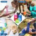 60 Rolls Self Adhesive Bandages Wrap | 30 Pack 2 x 5 Yards & 30 Pack 4 x 5 Yards Sports Bandages | Breathable Cohesive Tape for Sports Wrist Ankle | Elastic Bandage Rolls in 15 Colors - Buy Online on GoSupps.com