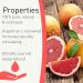 SENSOLI Grapefruit Essential Oil 10ml - Pure and Natural Essential Oil for Aromatherapy and Diffusers - Buy Online on GoSupps.com