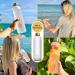 ARCANA 32oz Clear Water Bottle with Time Marker - BPA Free, Motivational Hydration Tracker for Gym, Sports, Outdoors - Buy Online on GoSupps.com
