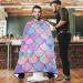 visesunny Barber Cape Magic Mermaid Scale Polyester Hair Cutting Salon Cape Apron Anti-Static Haircut Water-Resistant Shaving Cloth Beard Shaving Bib Hairdressing Cape Multi23 Large - Buy Online on GoSupps.com