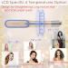 Buy NITION LCD Ceramic Tourmaline Hot Hair Comb - 450 F Straightening Brush for Fast Styling of Long Wavy & Curly Hair | MCH Heating & Gold Finish - Buy Online on GoSupps.com