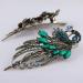 Vintage Metal Hair Clips Set of 2 for Women | Peacock & Flower Barrettes - Bridal Hair Accessories - Buy Online on GoSupps.com