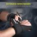 ihuan Weight Lifting Gloves with Wrist Wrap Support | Full Palm Protection | Navy Black M - Buy Online on GoSupps.com
