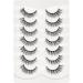 Vivis Lashes False Natural Eyelashes 7 Pairs 3D Faux Mink False Eyelashes Fluffy Cross Fake Eye Black Soft FL03 - Buy Online on GoSupps.com