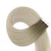 Youngsee Virgin Tape Extensions | Real Hair Balayage 45cm | Invisible Light Brown Ombre Blond | 5pcs 12.5g #9a/10/800 - Buy Online on GoSupps.com