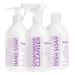 Sapadilla Sweet Lavender + Lime Dish Soap, Hand Soap & Countertop Cleanser, Variety Pack