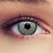 Design lenses blue colored contact lenses without strength for a natural effect 1 pair (2 hours) monthly lenses suitable for dark eyes + free container "Dimension Sky"