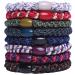 GYGYL 8Pcs Mixed Color Hair Ties for Women Girls Elastics Hair Bands Ponytail Holders for Thick Hair No Damage No Crease Hair Elastics(Style 2) Mixed color Style2