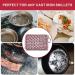 Cast Iron Cleaner Chainmail Scrubber with Silicone Insert - 316L Stainless Steel for Skillet, Dutch Oven - Kitchen Cleaning Accessory - Dishwasher Safe (Red) - Buy Online on GoSupps.com
