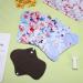 7pcs Bamboo Charcoal Reusable Menstrual Pads - Washable Cloth Napkins & Panty Liners for Women - Buy Online on GoSupps.com