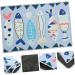 Alipis 2pcs Water-Absorbing Bath Bathmat Fish Bathroom Kitchen Carpet Non-Slip Floor Mat Printing for Xcm As Shownx2pcs mediumx2pcs - Buy Online on GoSupps.com