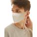LOOKA | Protective Fashion Air Mask | Washable and Reusable | Comfortable | Logo Beige (Small)