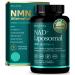 Liposomal NAD+ Supplement - Resveratrol Urolithin A CoQ10 & Muira Puama (Made in USA) NAD Supplement for Natural Energy Brain Fog Digestion Detox Gut Health Microbiome NR NMN Replacement