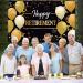 Extra Large Black and Gold Retirement Party Banner | 70.8 x 43.3 Inch Fabric Backdrop Decor with Rope | Perfect Retirement Party Decorations - Buy Online on GoSupps.com