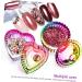 Beavorty 10 Pcs colorful crystal cup acrylic nails glass storage bowl glass bowls monomer dishes with lids nail art cup colored glass monomer acrylic nail liquid nail brush manicure - Buy Online on GoSupps.com