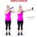 Gwee Best Resistance Bands Exercise Kit | Total Body Workout & Muscle Building | Ultimate Gym Crosstrainer with DVD Travel Bag & Healthy Eating e-Book | Blue - Buy Online on GoSupps.com