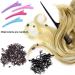 Duufin Brown Micro Ring Hair Extensions Kit - 500 Pcs with Tools and Accessories - Buy Online on GoSupps.com
