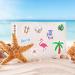 640 Pieces Watercolor Theme Stickers | Scrapbook Stickers for DIY Planners, Calendars, Travel Case, Laptop | Four Seasons, Forest, Flower, Animal, Sea Design (Warm Style) - Buy Online on GoSupps.com