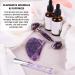 Authentic Amethyst Roller & Gua Sha Set - Natural Face Massager for Skin & Neck - Buy Online on GoSupps.com