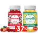 Lunakai Prenatal and Vitamin D3 Gummies Bundle - Pregnancy Multivitamin Gummy with Iron & Folic Acid - Immunity Bone and Mood Support Supplement for Adults