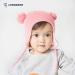 Toddler Winter Hat Earflap Knit Cap for Baby Boys Girls 12-24 Months - Pink+Grey - Buy Online on GoSupps.com