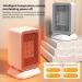 Mini Electric Heater for Office | Silent Desk Heater with 3 Gears Dial | Anti-Scalding EU Plug - Buy Now - Buy Online on GoSupps.com