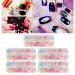 3D Cute Nail Charms Nail Glitter Charm Ornaments Nail Art Decorations Glitter Accessories for DIY Craft Nail Art Design Manicure Decor