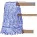 String Mop Heads Replacement Heavy Duty Commercial Grade Blue Cotton Looped End Wet Industrial Cleaning Mop Head Refills (3  Large) 3 Pieces Large (Pack of 3) - Buy Online on GoSupps.com