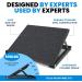 Standing Slant Board Exercise  Adj Knee & Foot Incline Board w/ 5 Resistance Bands & Bag - Achilles Tendinitis  Plantar Fasciitis  Calf Stretch Board  Slantboard for Squats Holds Up To 500 lbs - Buy Online on GoSupps.com