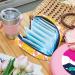 Portable Menstrual Pad & Tampon Storage Bags for Women - Multicolored Bandage Holders Ideal for School & Office - Buy Online on GoSupps.com