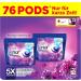 Lenor Color Detergent All-in-1 Pods Amethyst Flower Dream - 76 Wash Loads Hygienic Deep Cleaning & Long-Lasting Freshness - 1 Pack - Buy Online on GoSupps.com