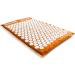 Buy Doyoufitness Acupressure Mat with Pillow & Carrying Bag - 66cm x 40cm for Relaxation Massage & Pain Relief | Ideal for Head Neck & Back | Orange - Buy Online on GoSupps.com