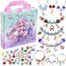 BDBKYWY Charm Bracelet Making Kit & Unicorn/Mermaid Girl Toy- ideal Crafts for Girls Ages 8-12  The Perfect Gifts for Girls who Inspire Imagination and Create Magic with Art Set and Jewelry Making Kit