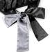 WEIPAO Silk Satin Bonnet - Reversible Double Sided Sleep Cap for Curly Hair | Black+Silver - Buy Online on GoSupps.com