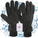 Dly winter gloves warm gloves for men women-water-tight ski gloves WIT warm feed non-slip bicycle gloves warm winter gloves for riding running skiing hiking cycling motorcycle l black