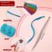 52 Pieces Mixed Color Synthetic Hair Feather Extensions with Micro Rings & Crochet Hook for Women | Hair Extension Remover Plier Included - Buy Online on GoSupps.com