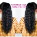Fake Hair Bun Long Wavy Ponytail Extensions Brazilian Real Hair with Drawstring Hair Comb Curly Hair Bun Natural Wavy Black Hair Bun Hair Accessories (Color : Drawstring Size : 18inch 150g) 18inch 150g Drawstring - Buy Online on GoSupps.com