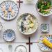 Dinner Plates 9-Piece Elegant Dinner Plate Set Firework Style Kitchen Dinnerware Set Service for 2 Durable Reusable Ceramic Dinner Plate Sets Plates Kitchenware - Buy Online on GoSupps.com