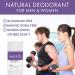 MAGSOL Natural Deodorant for Men Aluminum Free Deodorant for Women (2 Pack) (Lavender) - Buy Online on GoSupps.com
