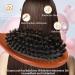 Wild Boar Brass Hair Brush | Aisely Antistatic Wooden Leather Bun Brush for Frizz-Free Styling - Buy Online on GoSupps.com