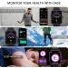 Smart Watch with Answer/Make Call Feature - Fitness Tracker for Android and iOS, Heart Rate Sleep Tracking, 28 Sport Modes, Blood Oxygen - Ai Voice Control - Black - Buy Online on GoSupps.com