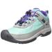KEEN Targhee Sport Vented Hiking Shoes, Waterfall/Vapor, 2 US Unisex Big Kid