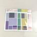 16 Sheet Dots & Square Sticker Colorful Decorative Adhesive Sticker  Decoration Labels for Arts  DIY Crafts  Album  Bullet Journal Supplies  Planner  Scrapbook  Card/Gift Wrapping (Four Theme Colors) Dots&Square - Buy Online on GoSupps.com