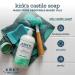 Kirk's Clean Mint 3-in-1 Castile Shampoo Body Wash Liquid Soap + Travel Size Bar Soap Set - Mint & Eucalyptus Scent - 32 fl oz - For Men, Women & Children - Buy Online on GoSupps.com