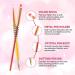 Dazzl Nail Art Brushes for Gel Nails - 8PCS Glitter Handle Brushes in 8 Designs for Painting, Dotting, Drawing - Alloy & Acrylic Material - Buy Online on GoSupps.com