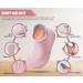 Dookeh Baby Shoes - Non Slip Soft Sole Sneakers for Boys and Girls | 6-9 Months | Pink - Buy Online on GoSupps.com
